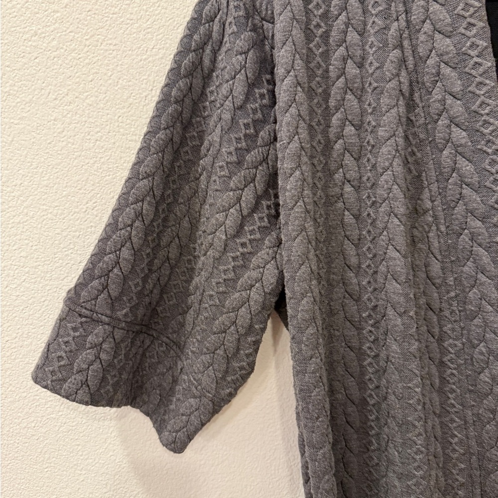 Bollie Brand Women's Comfy Gray Robe - Picture 9 of 11